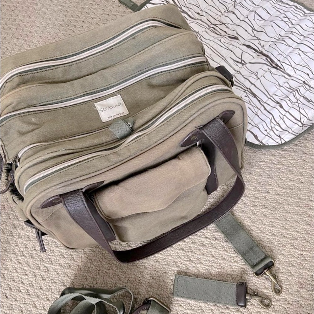 SoYoung Charlie Diaper Bag - Khaki